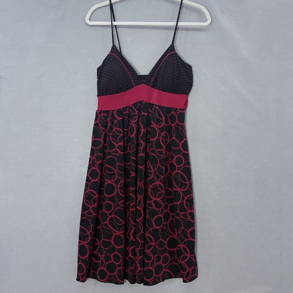 VTG 90's/Y2k My Michelle Babydoll Dress SZ Medium Black Red Whimsigoth Fairy